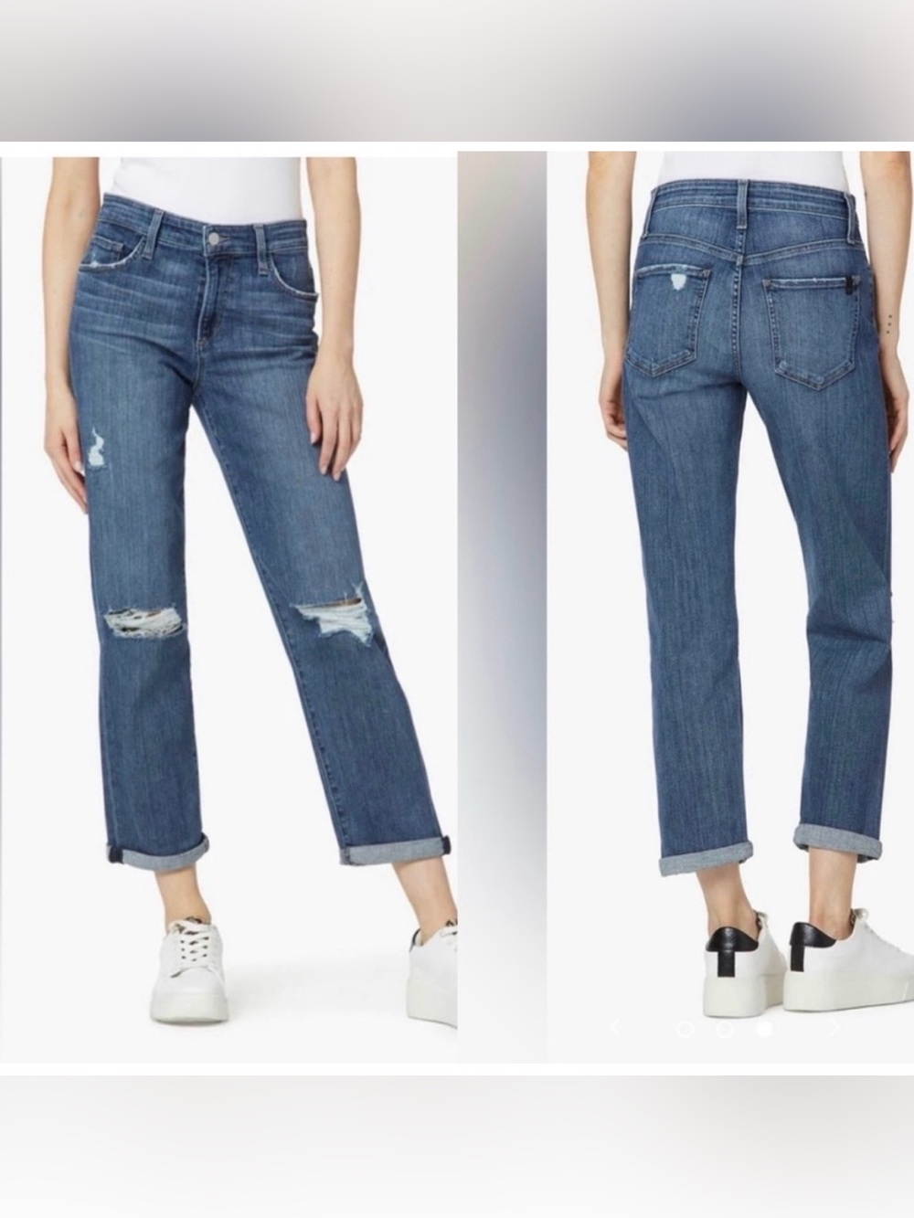 Joe's Jeans Women's The Niki Mid-Rise Boyfriend Jeans size 26 fit 28” waist NWT